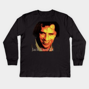 Jack Kerouac Kids Long Sleeve T-Shirt